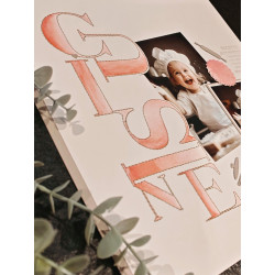 BESP14 Page brodée sur papier aquarelle cuisine Brode en scrap scrapbooking