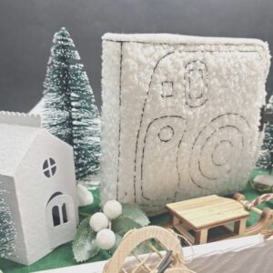 Structure d'album polaroid frileux blanc