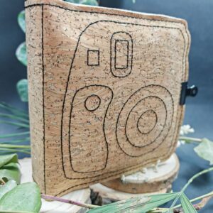 Structure d'album polaroid liège clair pailleté