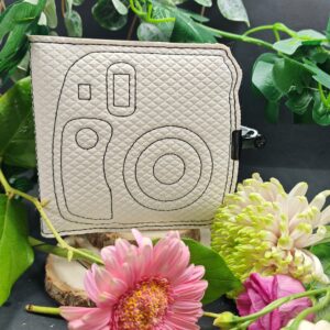 Structure d'album polaroid croco blanc