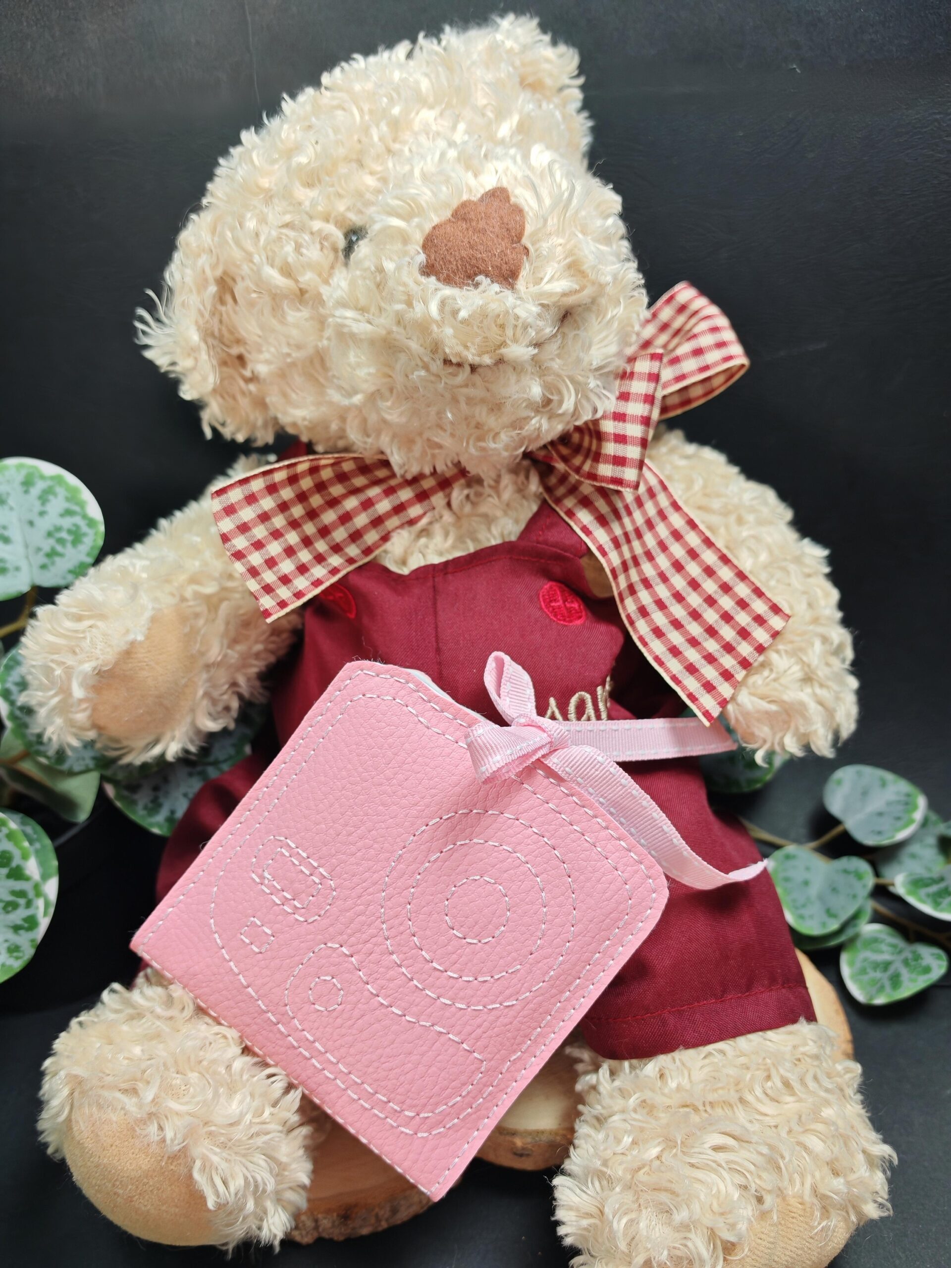 Structure de mini album polaroid rose sky