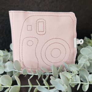 Structure d'album polaroïd skaï rose clair